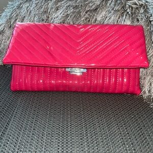 Steve Madden HOT PINK BSIRI QUILTED CLUTCH Style‎ Purse NWOT